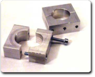 Mounting clamps to round bars